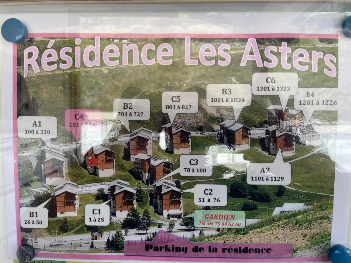 Appartement Pour 6 Personnes Au Pied Des Pistes Au Calme Aux Menuires Les Asters Saint-Martin-de-Belleville Zewnętrze zdjęcie