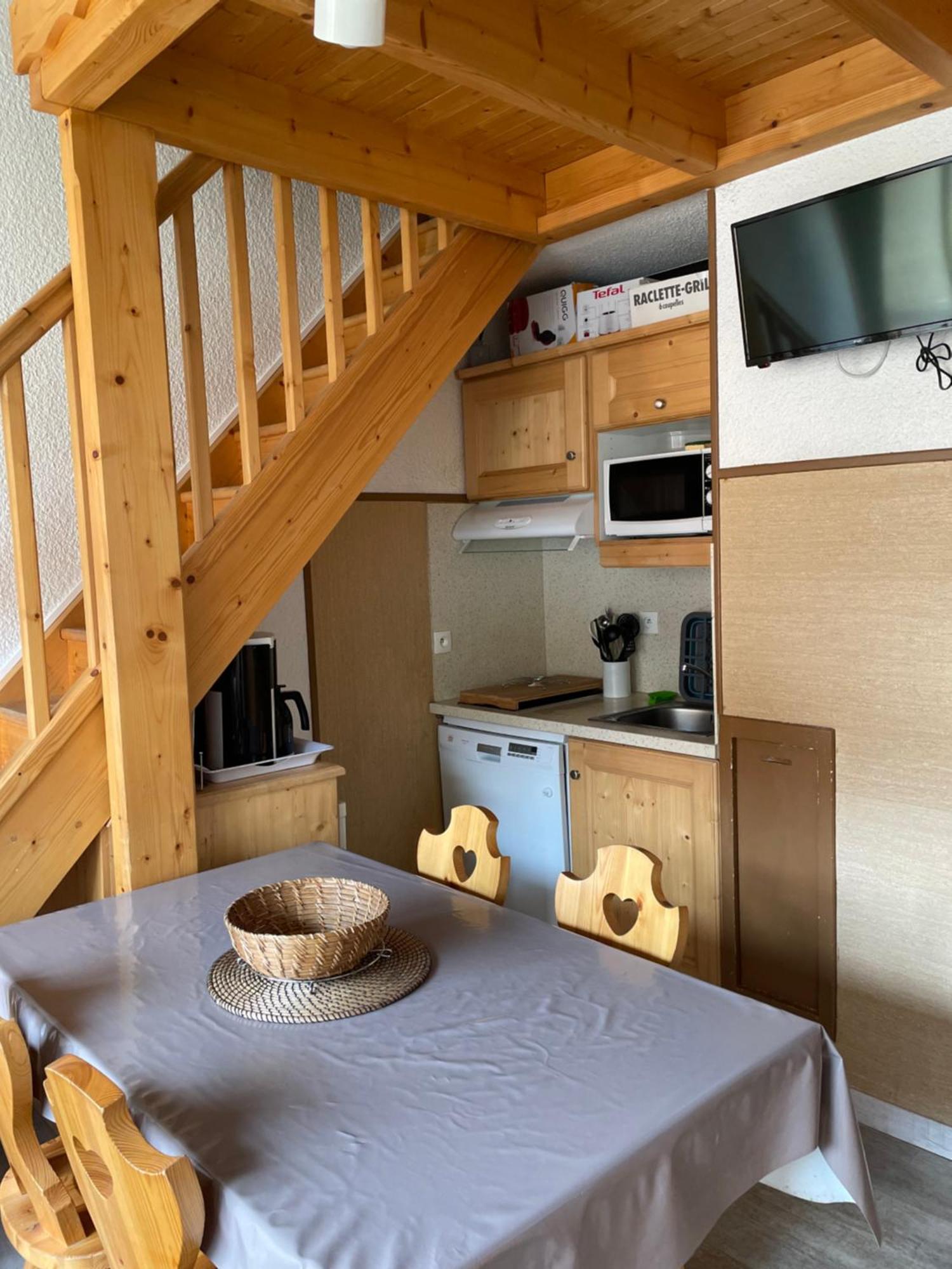 Appartement Pour 6 Personnes Au Pied Des Pistes Au Calme Aux Menuires Les Asters Saint-Martin-de-Belleville Zewnętrze zdjęcie
